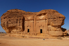 Saúdská Hegra: 2000 let staré zdobené nabatejské skalní hrobky
