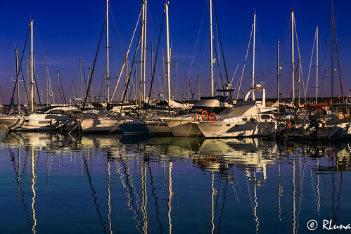 canon rluna1982 rluna alacant vilajoiosa villajoyosa puerto harbour yatch boat sunrise sunset reflejos mirror reflection