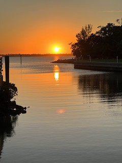 Sunset from Jensen Beach FL