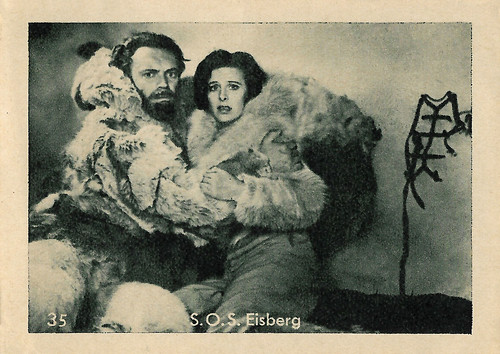 Gustav Diessl and Leni Riefenstahl in S.O.S. Eisberg (1933)