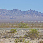 5-30-21, BNSF stack train. Eastbound toward Needles, CA. Six miles west of Fenner, CA. Photos from westbound I-40.
