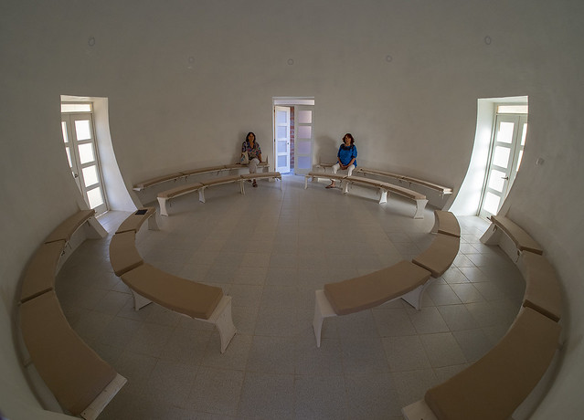 Sala de meditación Elqui, interior