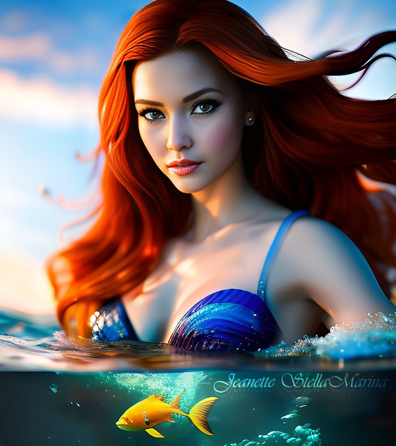 Ariel and Flounder...