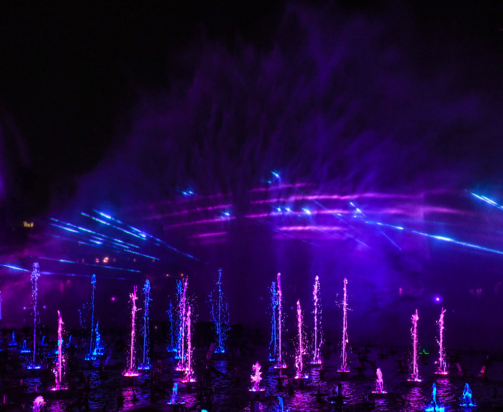 World of Color Purple and Pink DCA