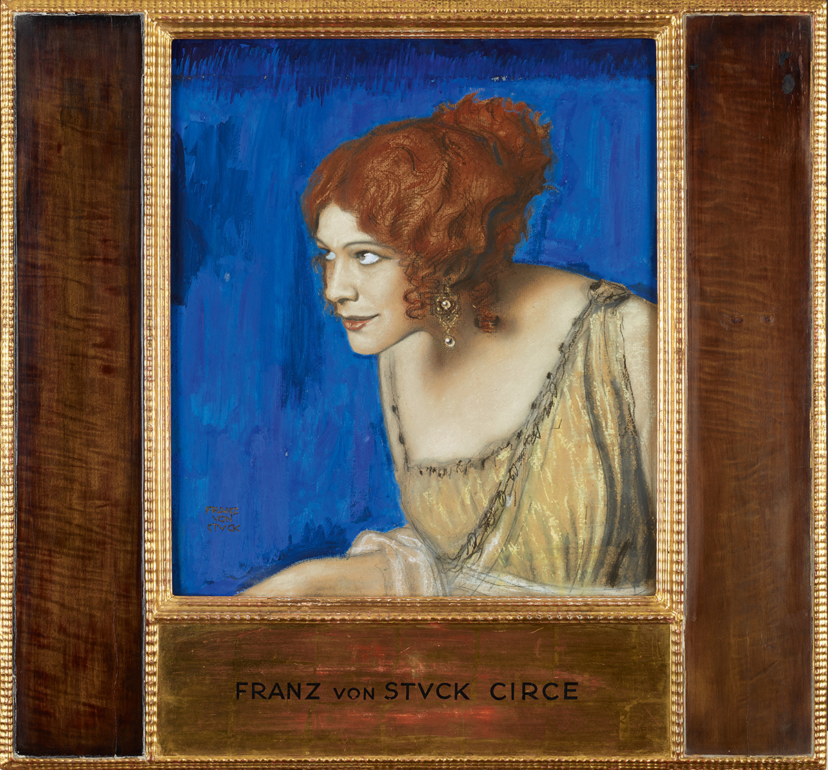 Franz von Stuck :: Tilla Durieux as Circe, cf. 1913 © Belvedere, Vienna. From : Franz von Stuck, in mostra a Vienna il peccato e la Secessione