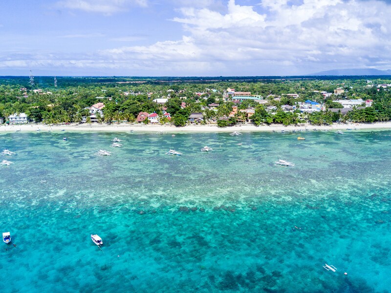 island hopping in panglao
