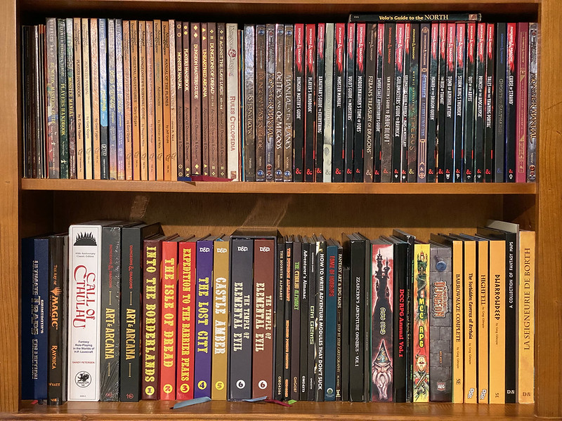 D&D books and other RPGS