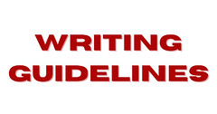 Writing Guidelines