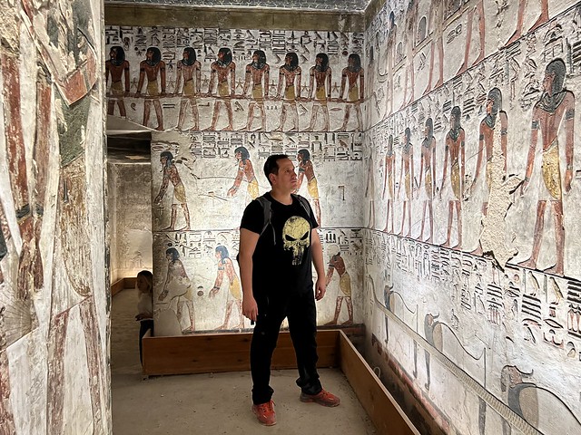 Sele en la tumba de Seti I en Luxor (Egipto)