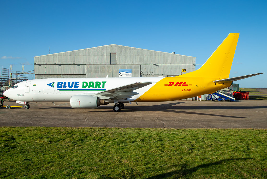VT-BDC Boeing 737-84P(BCF) Blue Dart Aviation