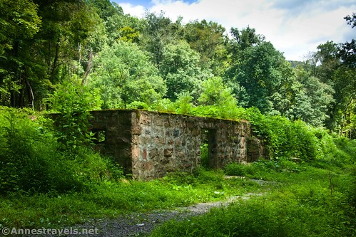 The remains of the Company Store in Nuttallburg, New River Gorge National Park, West Virginia