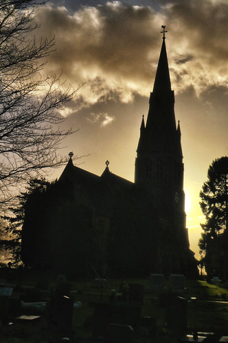 Hallow Church silhouette