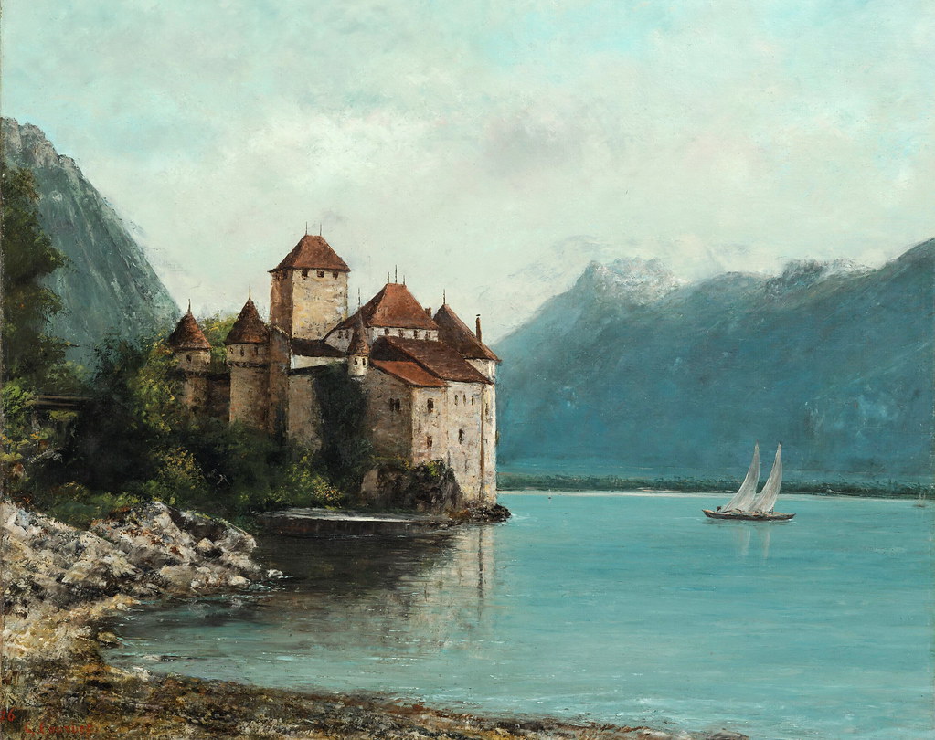 Le Château de Chillon, Lake Geneva», 1876
