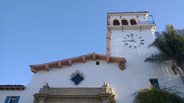 IMG_20230124_085805746 Santa Barbara Courthouse clock tower