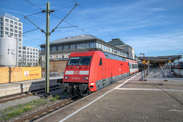 DB Fernverkehr  101 026 Mannheim Hbf