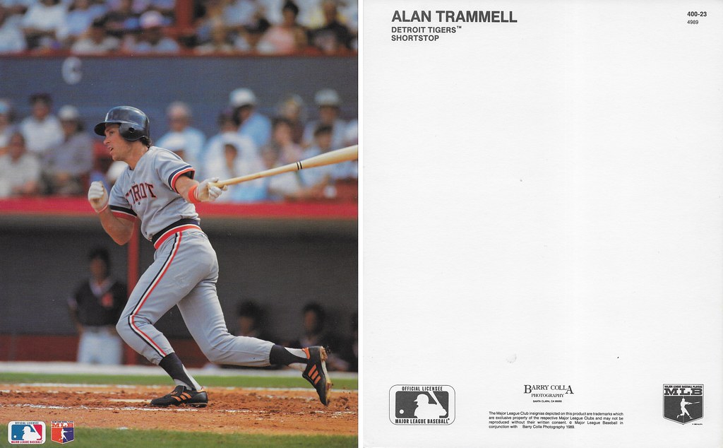 1989 Barry Colla 8x10 - Trammell, Alan 4989