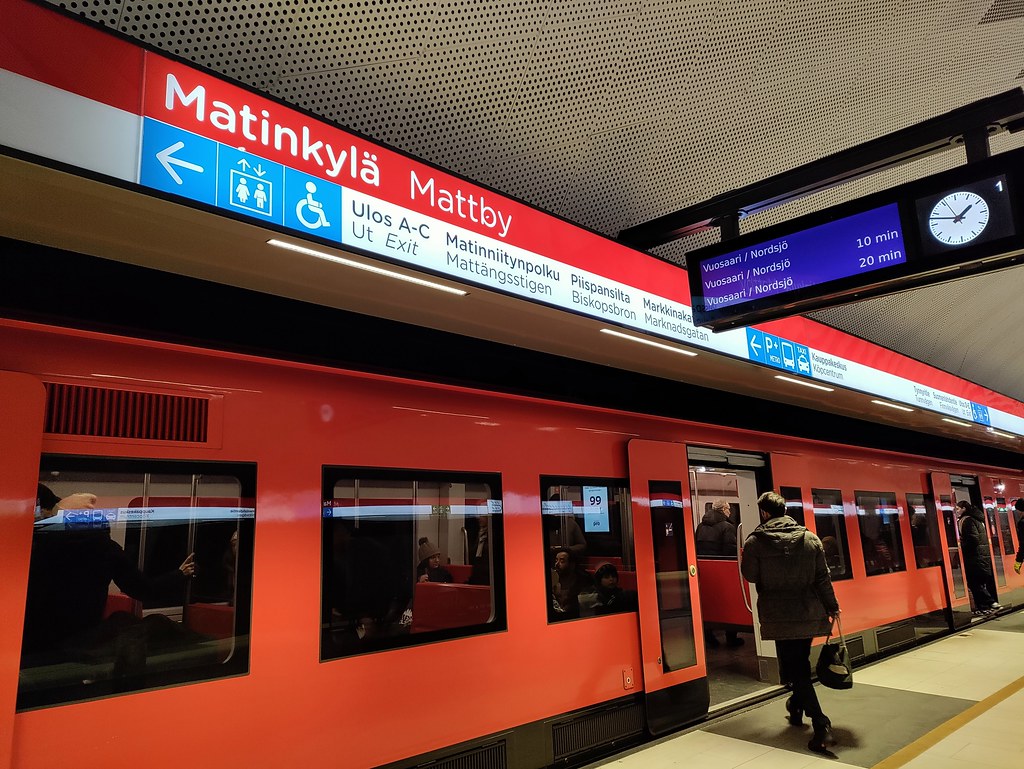 Matinkyla metro station, Espoo, Finland