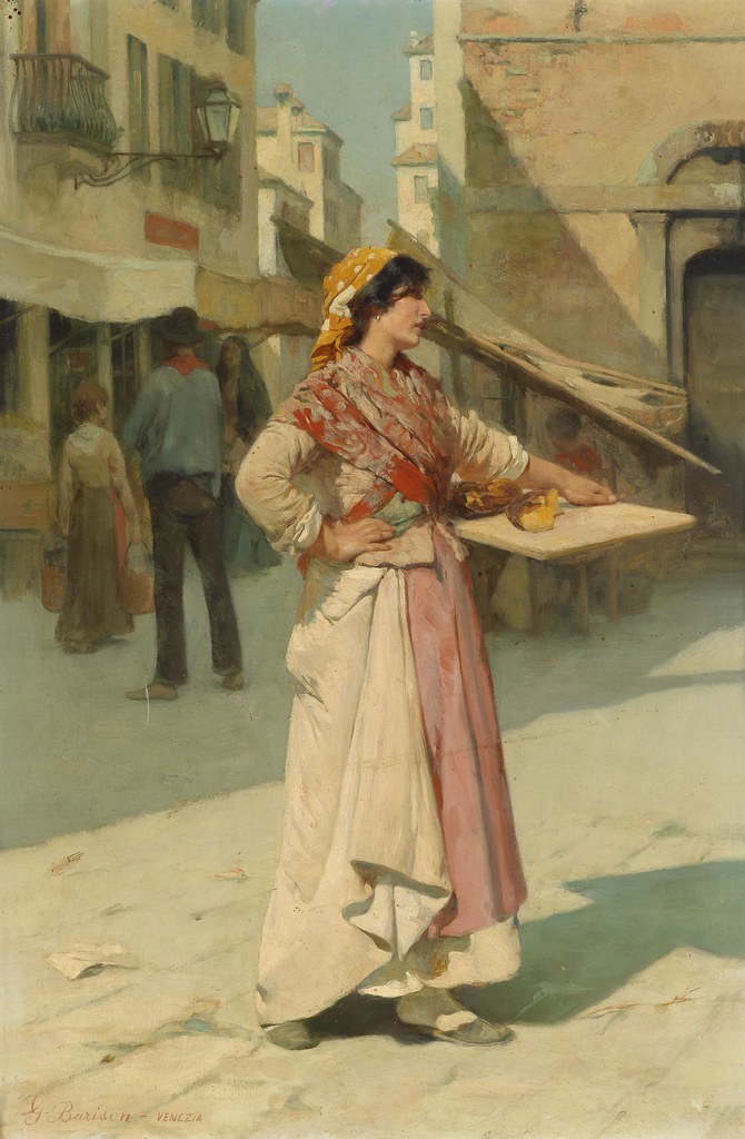 Giuseppe Barison «Venetian saleswoman»
