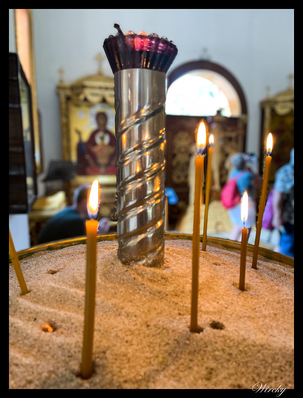 Velas que encendemos en el Templo del Arcángel San Miguel