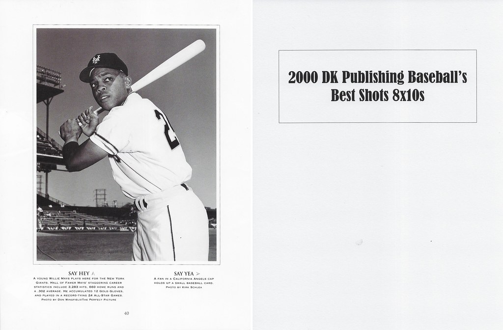 2000 DK Publishing Baseball's Best Shots - Mays, Willie