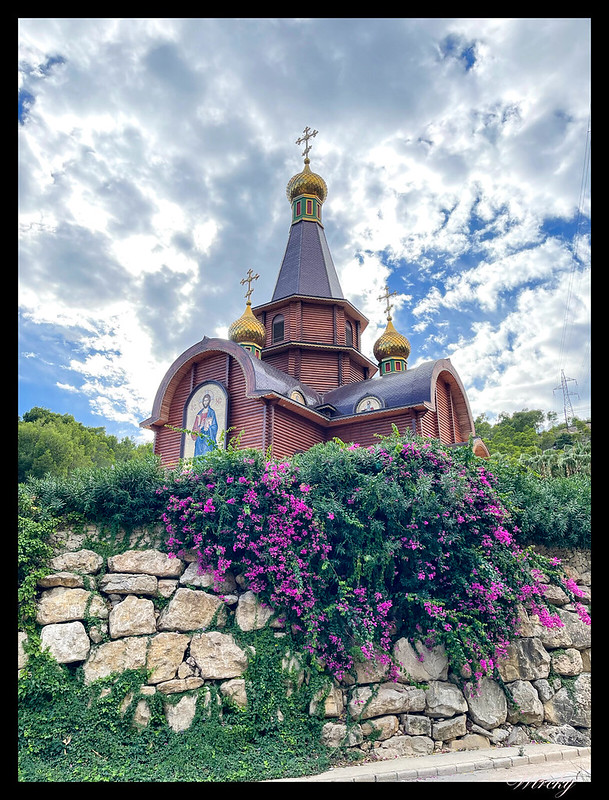 Iglesia ortodoxa rusa en Altea desde la carretera