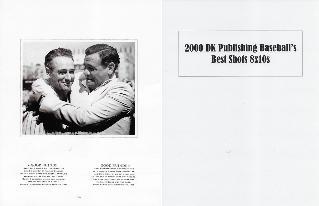 2000 DK Publishing Baseball's Best Shots - Ruth, Babe - Gehrig, Lou