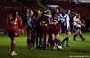 Aston Villa celebrate Sarah Mayling's goal