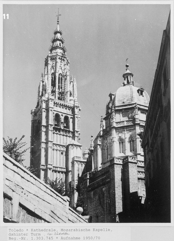 Catedral de Toledo hacia 1955 fotografiado por Walter Schröder © Bildarchiv Foto Marburg
