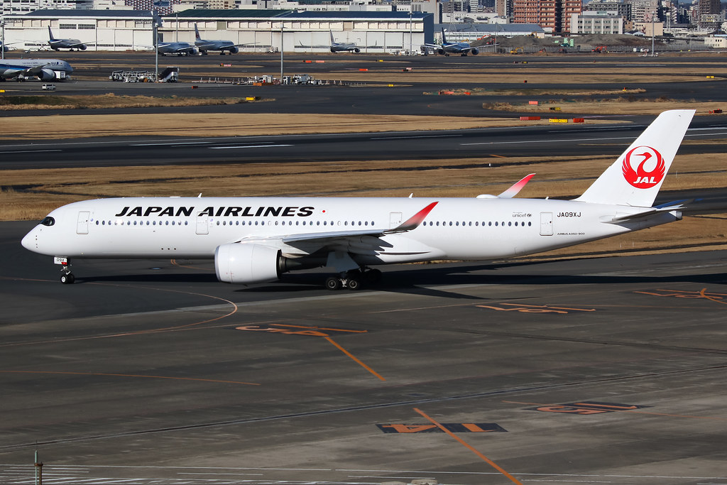 JA09XJ | Japan Airlines Airbus A350-941 | Tokyo Haneda RJTT/HND | 29/01/23