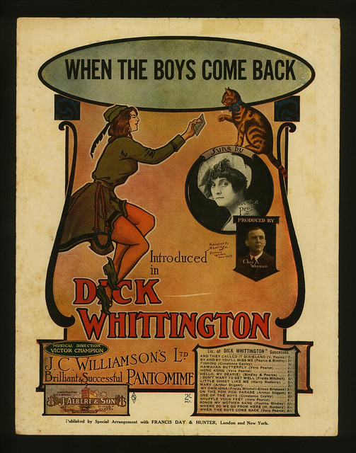 WW1 sheet music - When The Boys Come Back