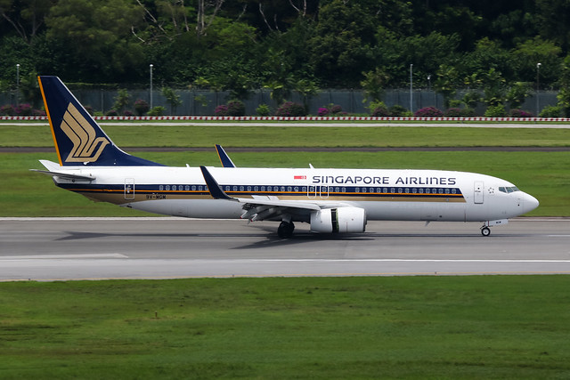 9V-MGM | Singapore Airlines Boeing 737-8SA(WL) | Singapore Changi WSSS/SIN | 01/02/23
