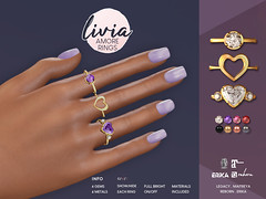 LIVIA // Amore Rings