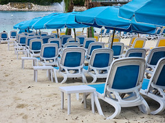 Beach Chairs On Coco Cay
