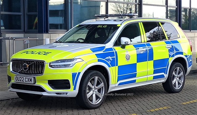British Transport Police Volvo XC90 ARV OU22 CXM
