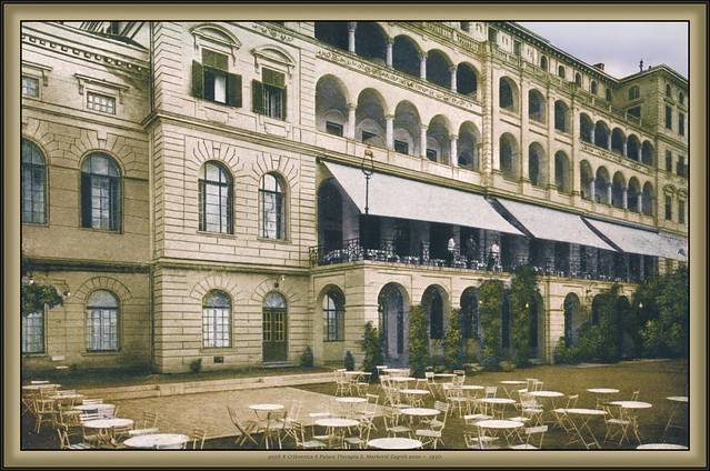 9956 R Crikvenica 6 Palace Therapia S. Marković Zagreb anno ~  1930.