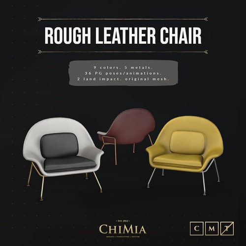 Rough Leather Chair by ChiMia
