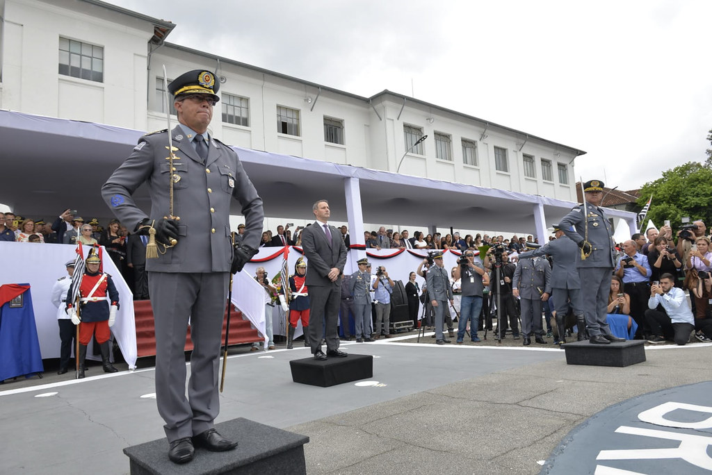Cerimônia de passagem do cargo de Comandante Geral da Polícia Militar ao Coronel PM Cássio Araújo de Freitas.