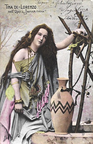 Tina Di Lorenzo in the play La Samaritana (1895)