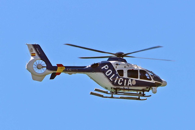 EC-KAQ Eurocopter EC135 P2+ Cuerpo Nacional De Police Helicopteros AGP 27-06-22