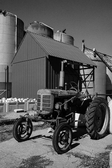 Silos and tractor 2