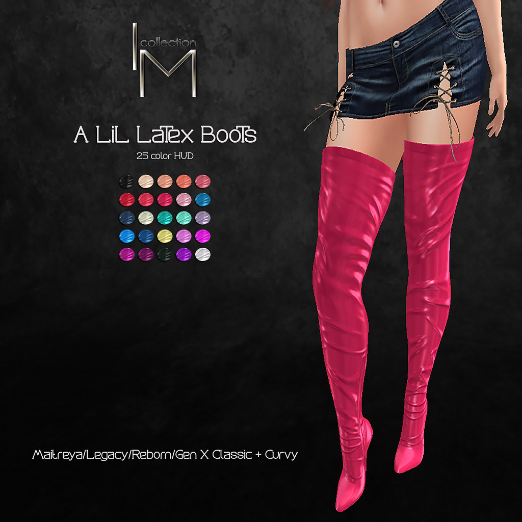 I.M. Collection A Lil Latex Boots