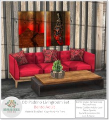 DD Padrino Couch Set-Adult