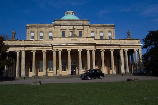 Retired London Cab, outside the Pittville Pump Rooms Cheltenham