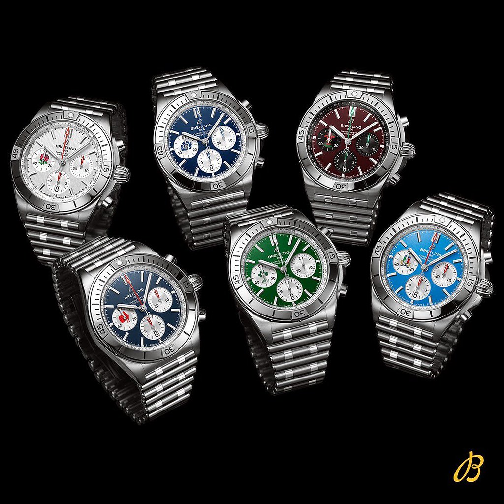 Breitling sponsors Six Nations rugby tournament, unveils six matching Chronomat timepieces for the teams SENATUS