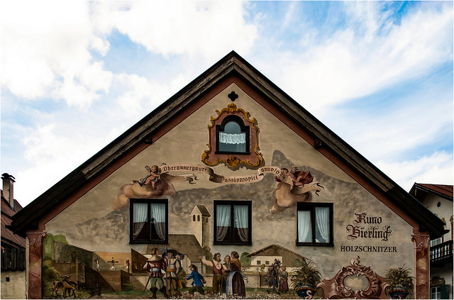 Case decorate a Oberammergau