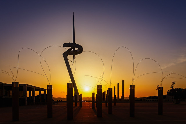 Torre de Calatrava at sunset
