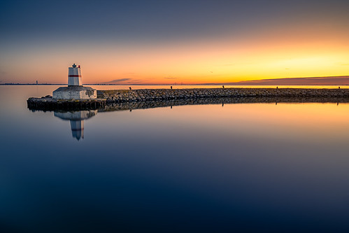 Sunset Vikhög by AndreasNikon, Vikhög is a small fishing village on the Öresund coast in Löddeköpinge parish and a small town in Kä