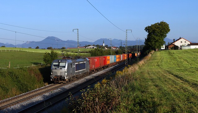 Metrans 383 401, Hörafing, DGS 42864 Salzburg-Liefering - Hamburg-Waltershof Dradenau
