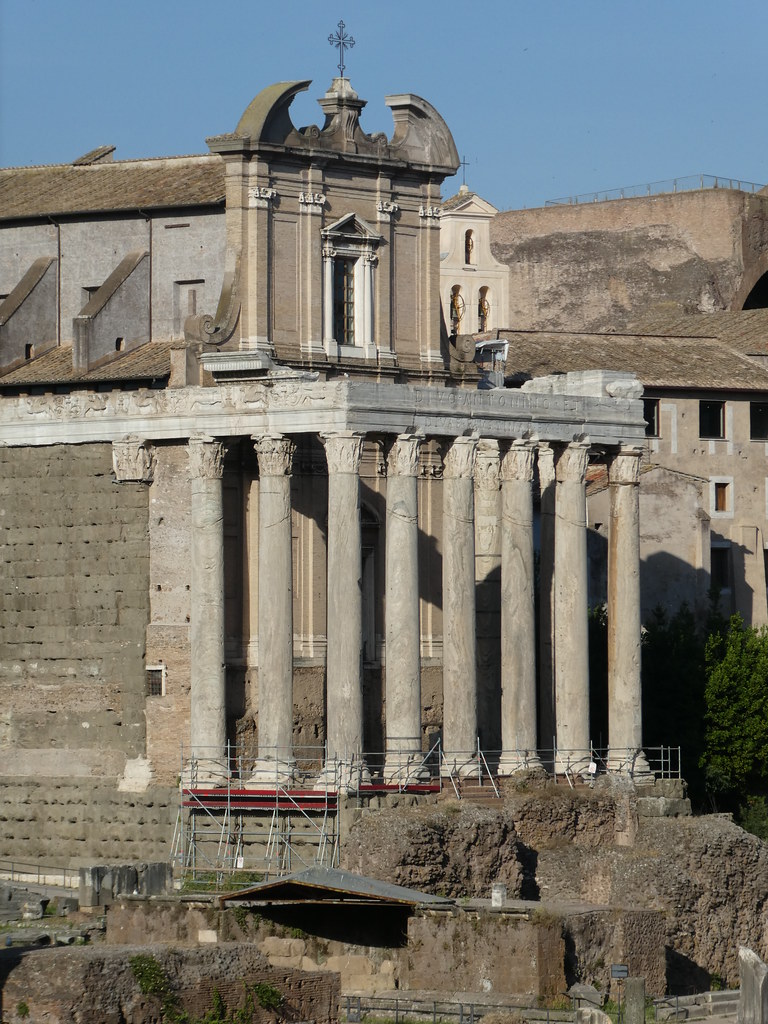 Roman Forum and colosseum