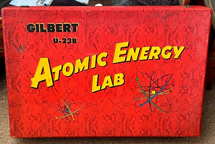 Vintage Gilbert Nuclear Physics Atomic Energy Lab Toy Kit, No. U-238, Made In USA, Circa 1950